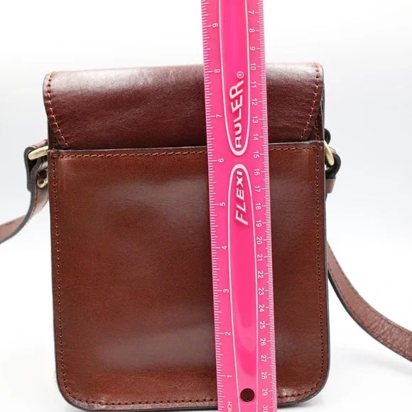 Patricia Nash Lari Crossbody Bag British Tan Vintage Veg Tan Leather P170333 - Picture 6 of 15
